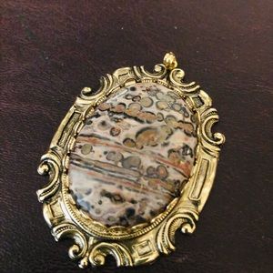 Rhyolite Jasper Large Pendant